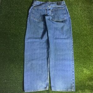 Vintage Levis SilverTab Baggy Jeans Mens 33x34 Medium Wash Blue Wide‎ Leg 90s